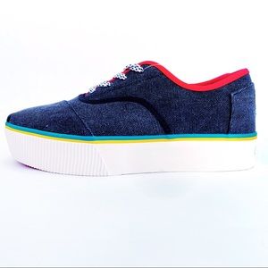 TOMS Cordones Boardwalk Sneakers Womens Size 7.5 Shoes Venice Beach Collection